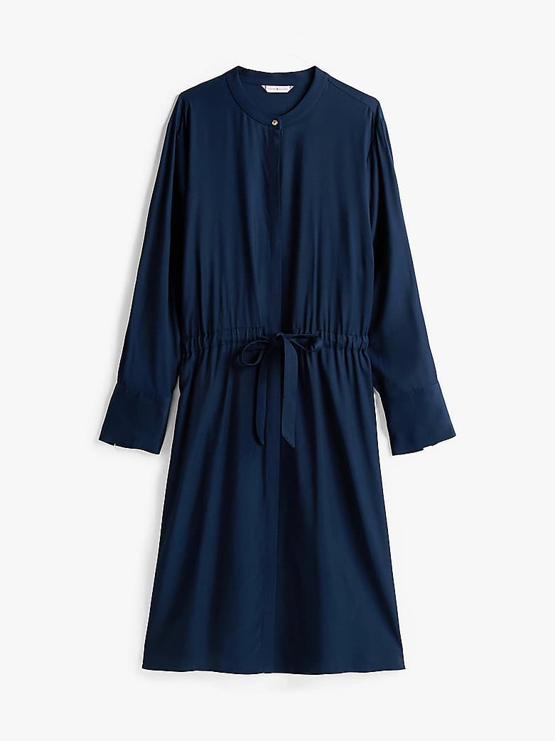 Robe chemise midi Curve sans col
