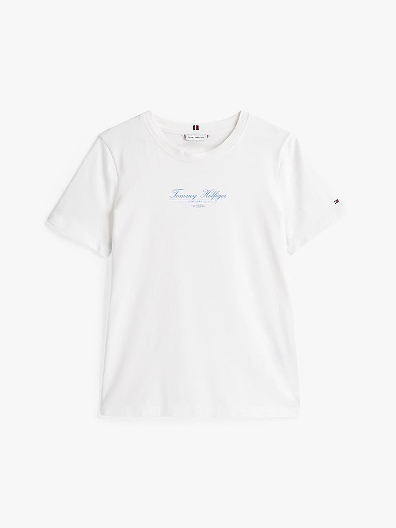 T-shirt à logo et col ras-du-cou