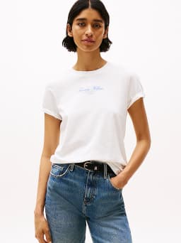 T-shirt à logo et col ras-du-cou