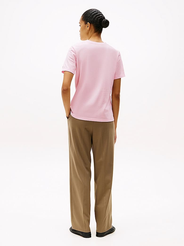 T-shirt à drapeau contrasté