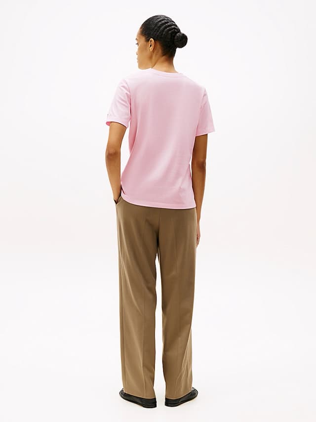 T-shirt à drapeau contrasté