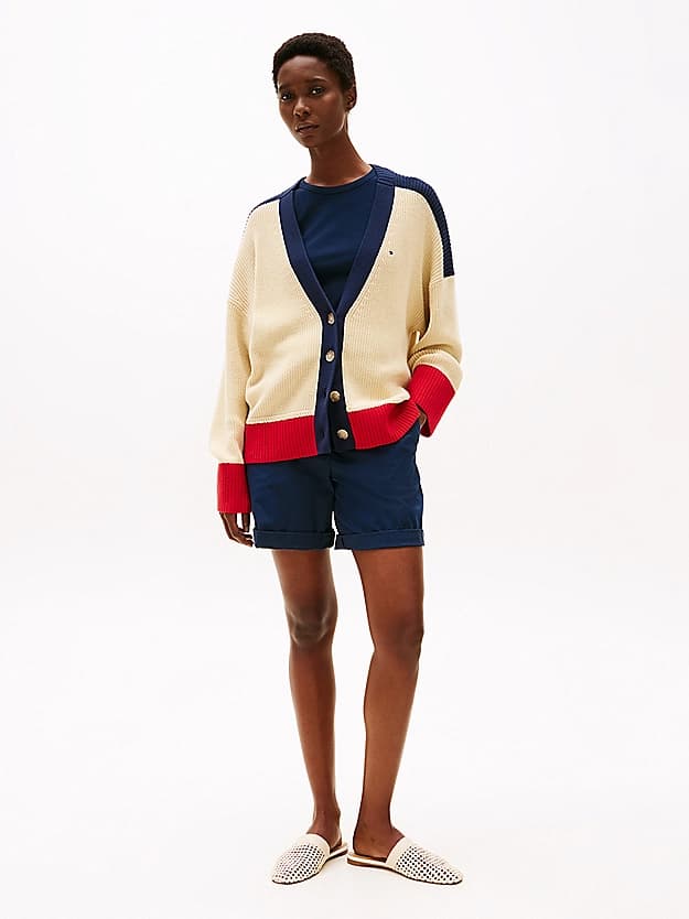 Cardigan décontracté col en V