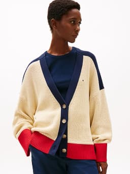 Cardigan décontracté col en V