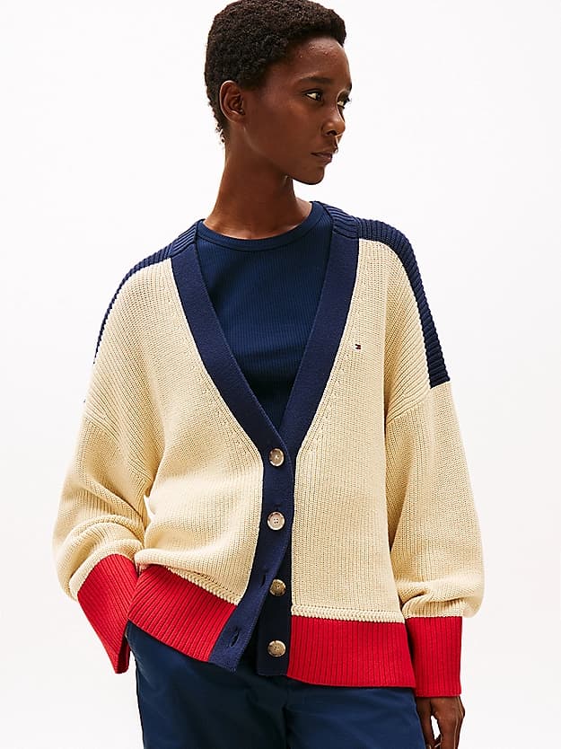 Cardigan décontracté col en V
