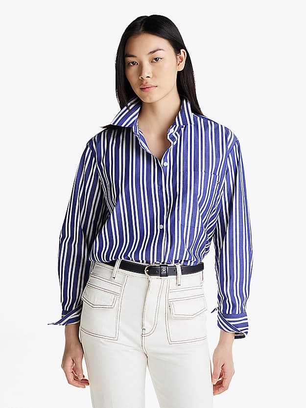 Chemise oversize à rayures