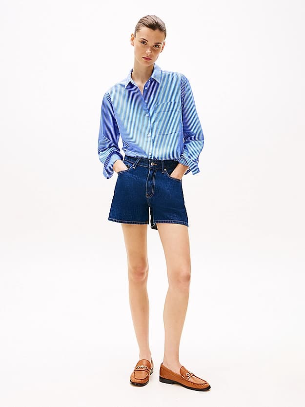 Chemise oversize à rayures