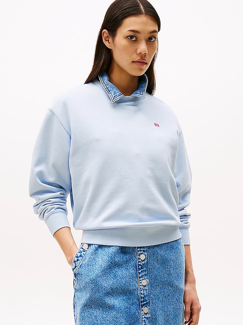 Sweat à drapeau Hilfiger contrasté
