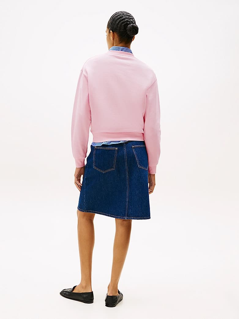 Sweat à drapeau Hilfiger contrasté