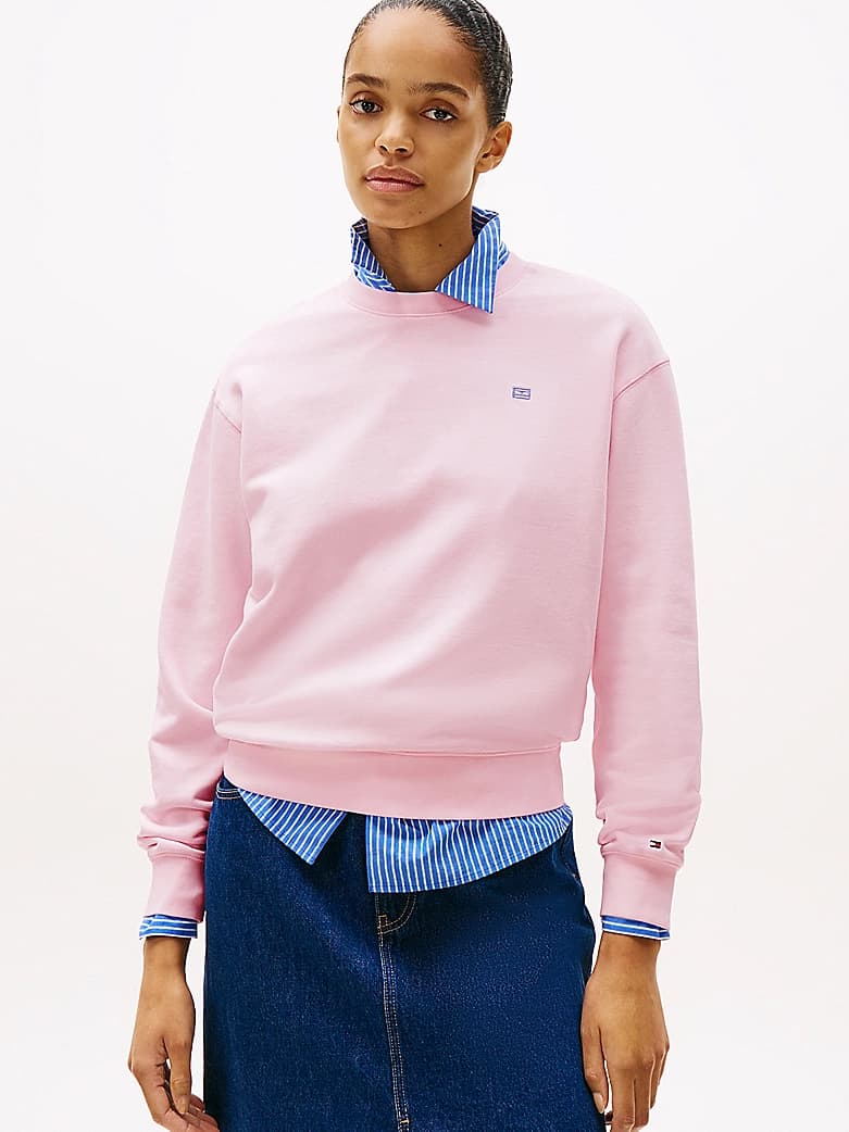 Sweat à drapeau Hilfiger contrasté