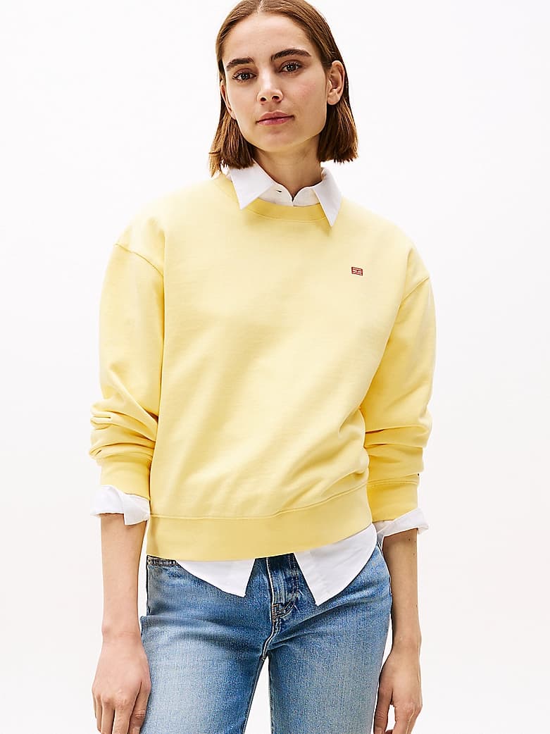 Sweat à drapeau Hilfiger contrasté
