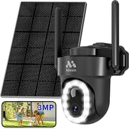 Allesin 2K Camera Surveillance Exterieure sans Fils Batterie, 3M