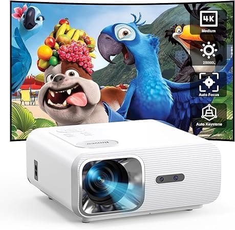 Videoprojecteur【Auto Focus/Auto Keystone】 26000L WiFi6 Bluetooth