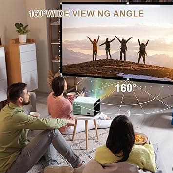 Ecran Projecteur 60 Pouces,HOPFROG Ecran de Projection Avant et