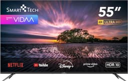 Smart Tech TV LED 4K UHD 55' (139 cm) Smart TV VIDAA - Molotov,