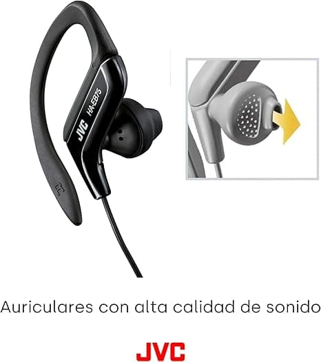JVC, Ecouteurs Clip Oreille Sport réglable pour Un Ajustement Pa