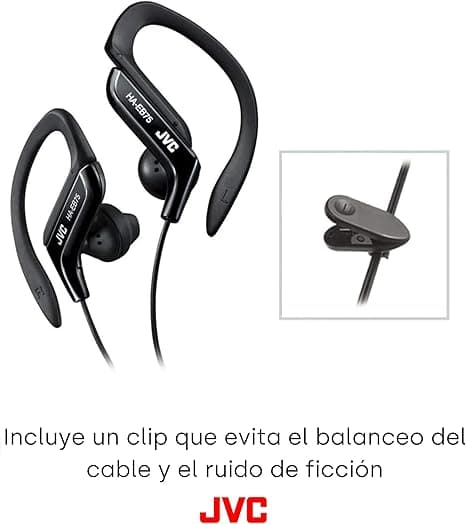 JVC, Ecouteurs Clip Oreille Sport réglable pour Un Ajustement Pa