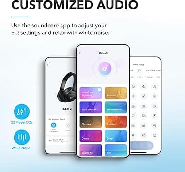 Soundcore by Anker Q20i Casque Bluetooth sans Fil avec réduction