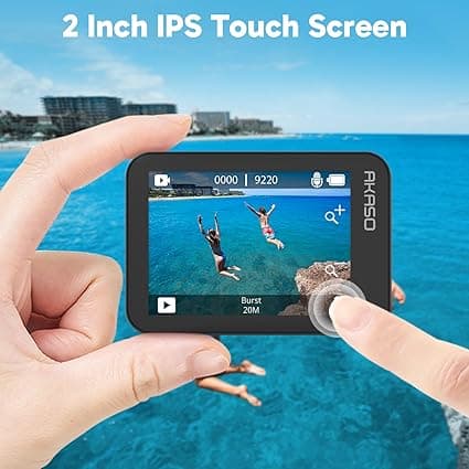 AKASO Caméra Sport 4K Etanche WiFi Action Caméra Sportive Ultra