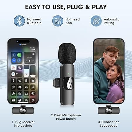 Micro Cravate sans fil pour iPhone/Telephone Android/Ordinateur