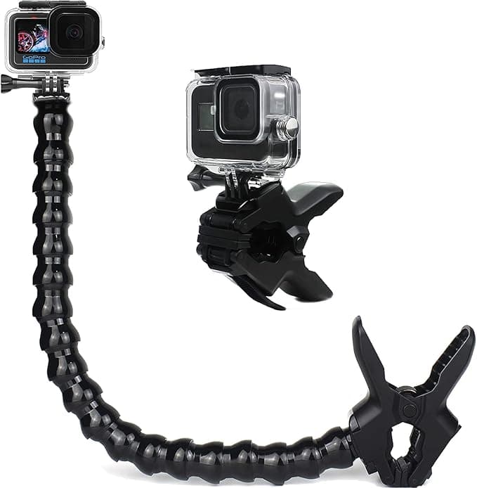 FitStill Jaws Support de Clip Flexible avec col de Cygne réglabl
