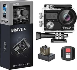 AKASO Caméra Sport Etanche 4K WiFi 20MP Action Cam Sportive Stab