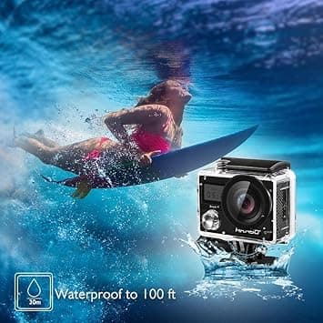AKASO Caméra Sport Etanche 4K WiFi 20MP Action Cam Sportive Stab