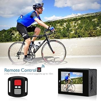AKASO Caméra Sport Etanche 4K WiFi 20MP Action Cam Sportive Stab