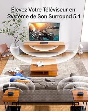 ULTIMEA Barre de Son Surround 5.1, Système de Son Surround 3D, B