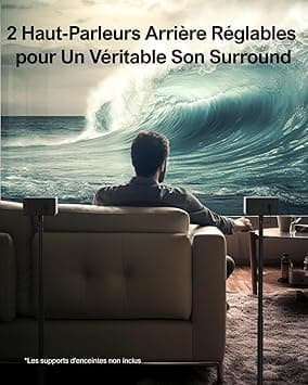 ULTIMEA Barre de Son Surround 5.1, Système de Son Surround 3D, B