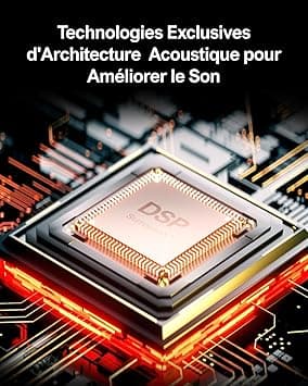 ULTIMEA Barre de Son Surround 5.1, Système de Son Surround 3D, B