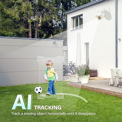 Jennov Caméra Surveillance WiFi Extérieure sans Fil, 2K Caméra d