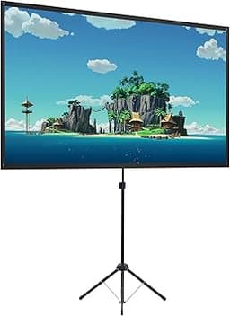 Écran de Projection avec Trépied, Écran de Projection Portable 1