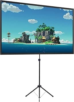 Écran de Projection avec Trépied, Écran de Projection Portable 1