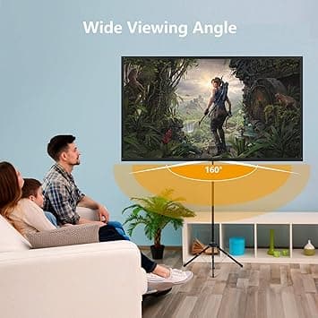 Écran de Projection avec Trépied, Écran de Projection Portable 1