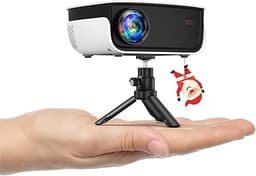 HOPVISION Mini Videoprojecteur, Projecteur Video Portable 1080P,