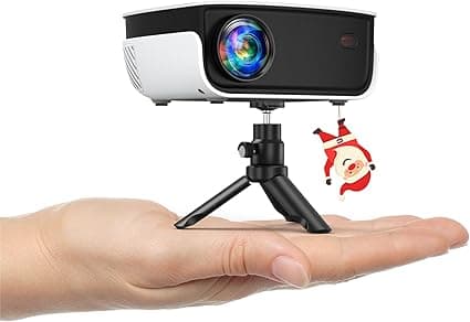 HOPVISION Mini Videoprojecteur, Projecteur Video Portable 1080P,