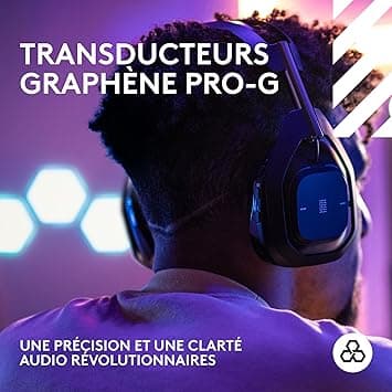 Logitech G Casque de jeu sans fil Astro A50 X LIGHTSPEED avec st