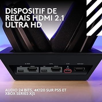 Logitech G Casque de jeu sans fil Astro A50 X LIGHTSPEED avec st