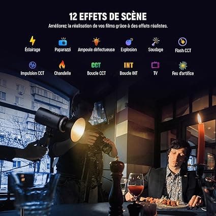 Neewer MS150B 130W COB Video Light avec 2.4G/Application Contrôl