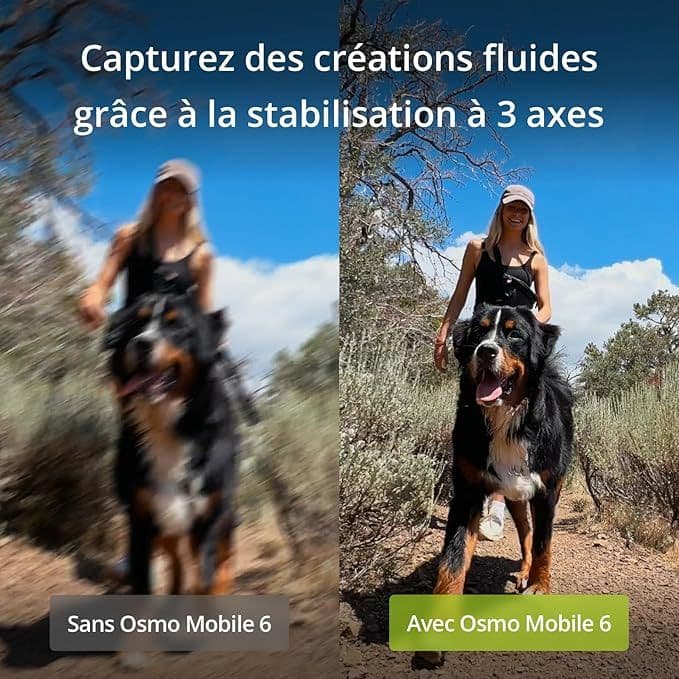 DJI Stabilisateur pour smartphone OSMO Mobile 6, en trois axes
